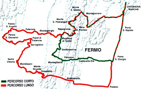 Planimetria dei percorsi