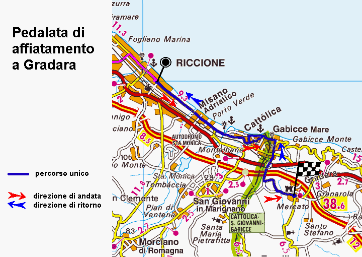 20/10 - Pedalata di affiatamento a Gradara (50979 byte)